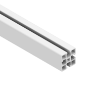 MODULAR SOLUTIONS EXTRUDED PROFILE&lt;br&gt;45MM X 45MM 1G SMOOTH SIDE, CUT TO THE LENGTH OF 1000 MM